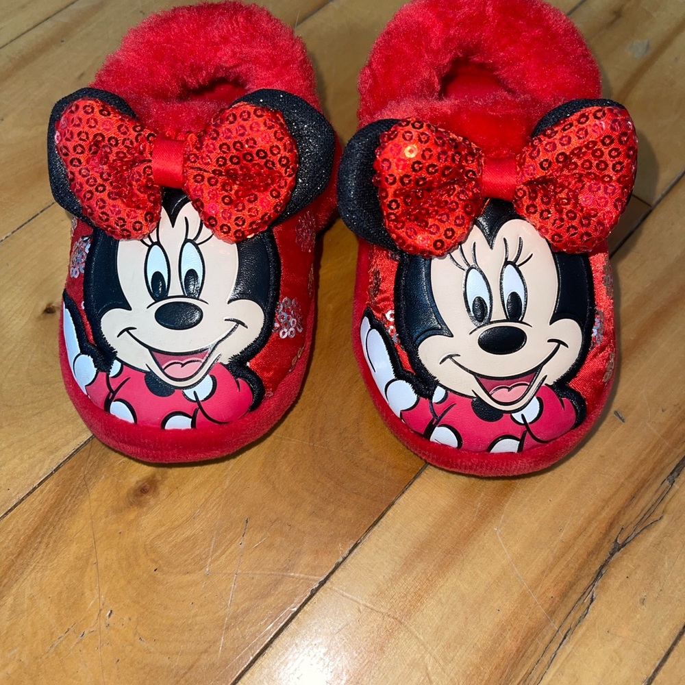 Minnie Mouse Toddler Slippers
